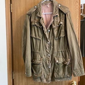 Free people army style jacket